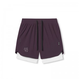 Asrv 0866. Tetra-Lite™ 7" Liner Men's Shorts Deep Purple | 83160UHRZ