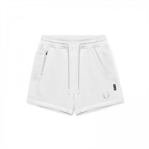 Asrv 0867. Tech-Terry™ Sidelock Sweat Men's Shorts White | 29805XHVQ