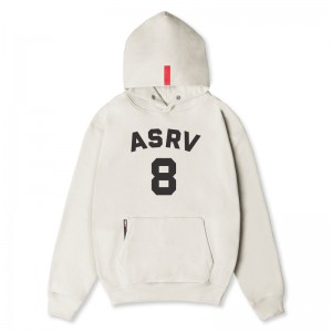 Asrv 0874. Tech-Terry™ Zip Pocket Men's Hoodie Grey | 26891UWXS