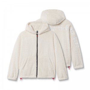 Asrv 0887. Sherpa Recovery Full Zip Men's Hoodie White | 03852HGJT