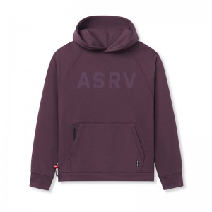 Asrv 0905. Tech-Terry™ Weather-Ready Training Men's Hoodie Deep Purple | 79865BIFD