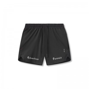 Asrv 0993. AeroSilver® 5" Linerless Men's Shorts Black | 10389CJHW