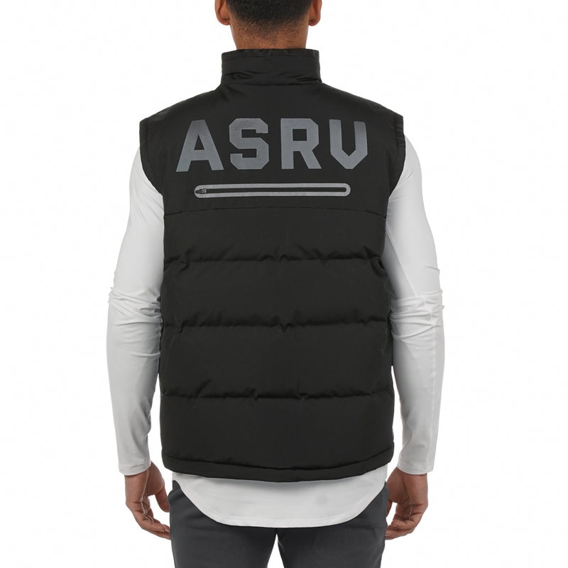 Asrv 0263. Hipora® Waterproof Down Men's Vest Black | 85302UYEG