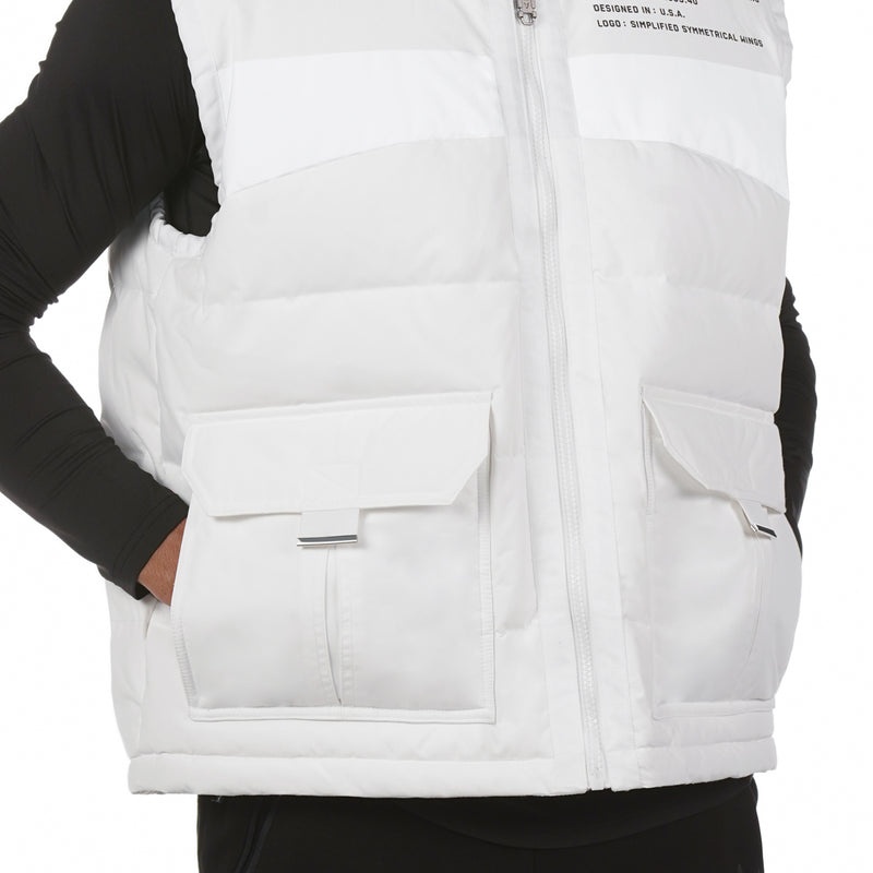 Asrv 0263. Hipora® Waterproof Down Men's Vest White | 95364WFVO