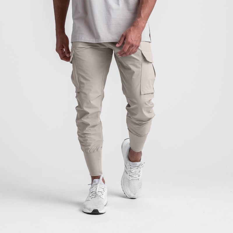 Asrv 0437. TETRA-LITE™ Cargo High Rib Men's Jogger Grey | 38179ZEHY