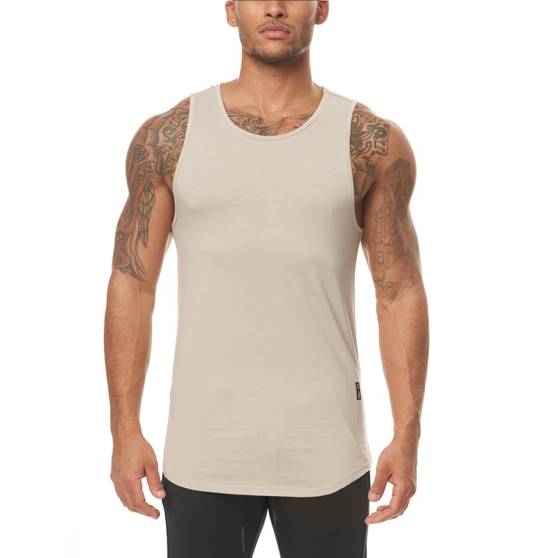 Asrv 0513. CottonPlus™ Men's Tanks Brown | 62817MVDU