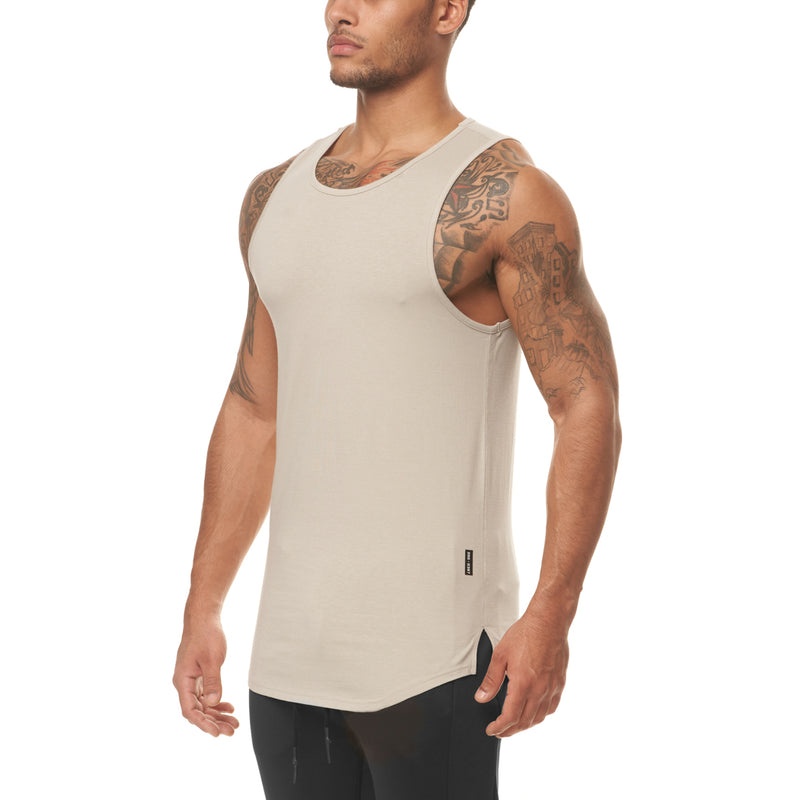 Asrv 0513. CottonPlus™ Men's Tanks Brown | 62817MVDU