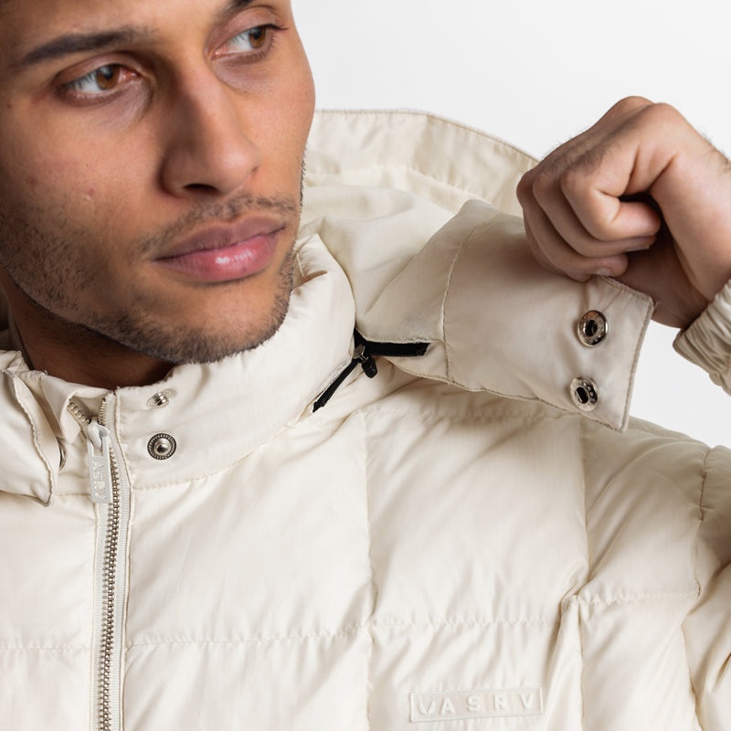 Asrv 0551. Weather-Ready Down Puffer Men's Jackets White | 86290BSQY