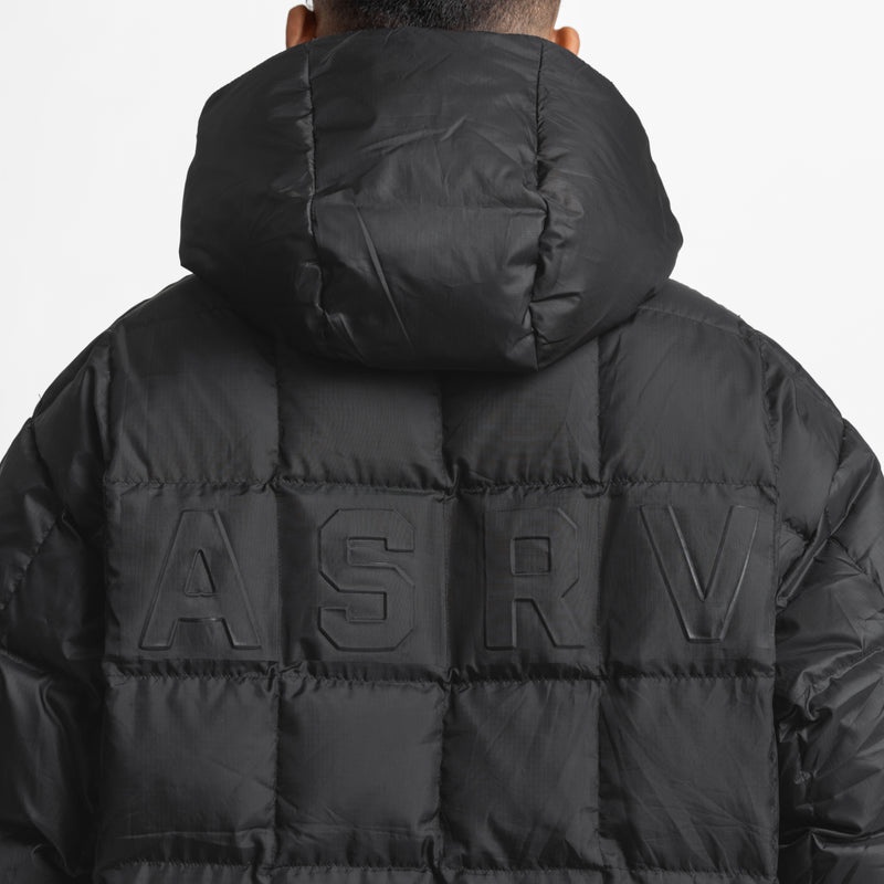 Asrv 0551. Weather-Ready Down Puffer Men's Jackets Black | 69178MADI