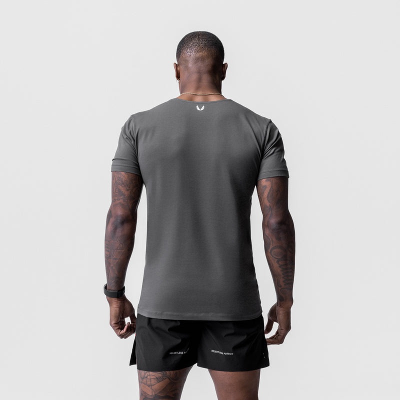 Asrv 0632. Solucell™ Essential Men's Short Sleeve Grey | 27041VKWS