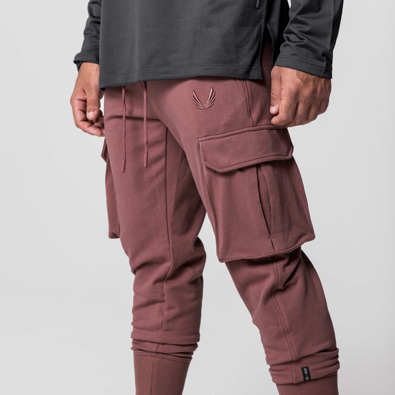 Asrv 0654. Tech-Terry™ Cargo High Rib Men's Jogger Red | 60431EWMJ