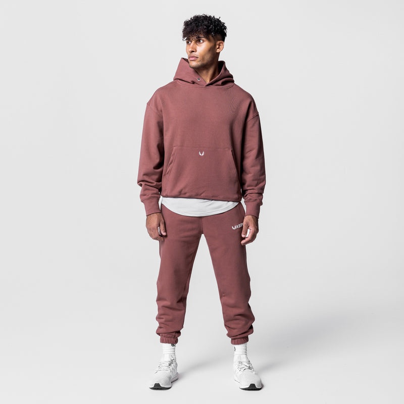 Asrv 0655. Tech-Terry™ Oversized Men's Sweatpants Red | 38421TNAO