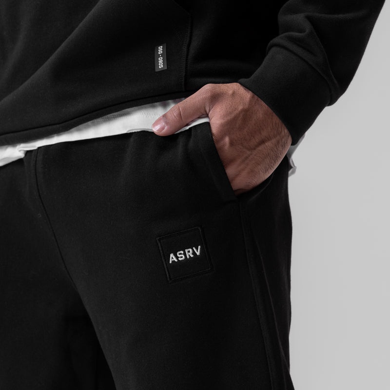 Asrv 0655. Tech-Terry™ Oversized Men's Sweatpants Black | 90156LZBD