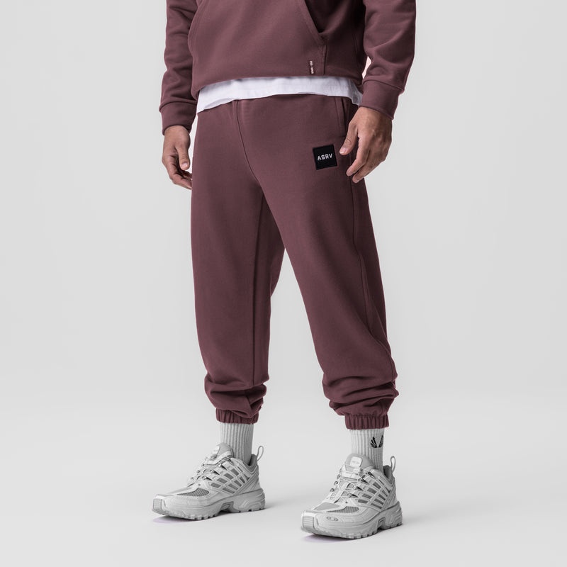 Asrv 0655. Tech-Terry™ Oversized Men's Sweatpants Red Brown | 91526XGQK