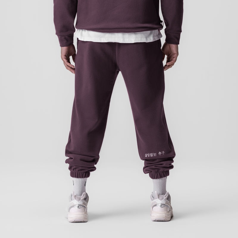 Asrv 0655. Tech-Terry™ Oversized Men's Sweatpants Deep Purple | 75043GZKU