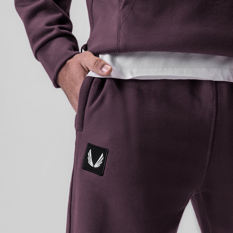 Asrv 0655. Tech-Terry™ Oversized Men's Sweatpants Deep Purple | 75043GZKU