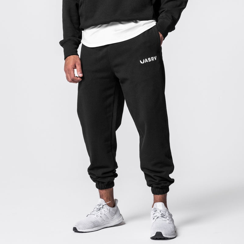 Asrv 0655. Tech-Terry™ Oversized Men's Sweatpants Black | 72431SWGK