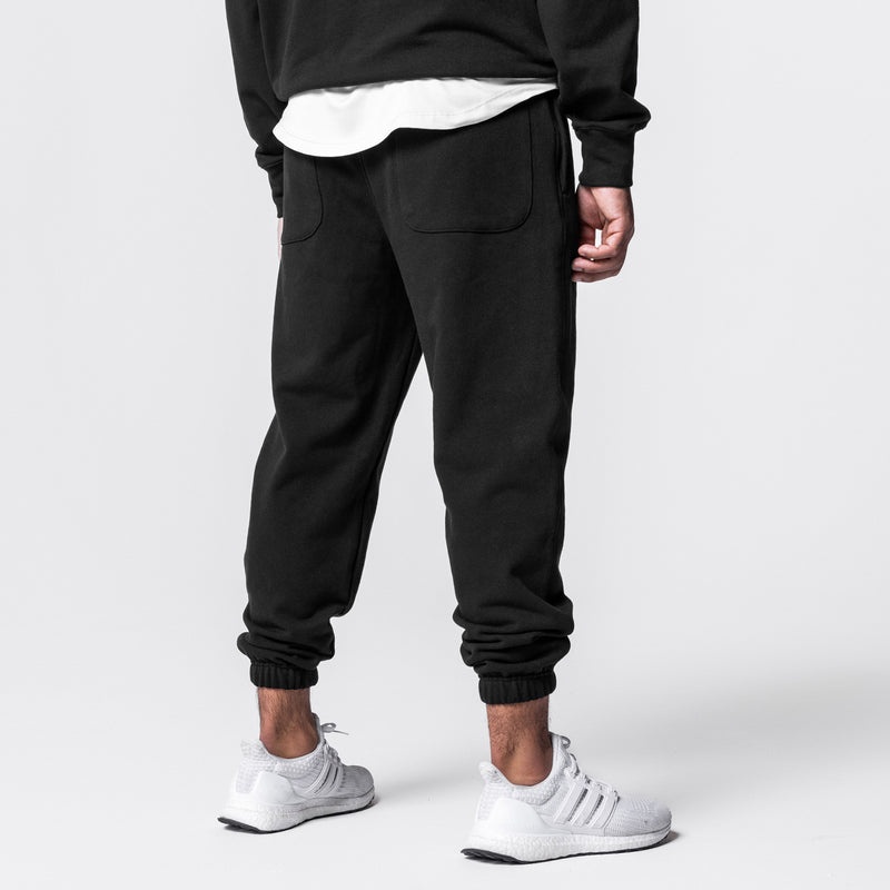 Asrv 0655. Tech-Terry™ Oversized Men's Sweatpants Black | 72431SWGK