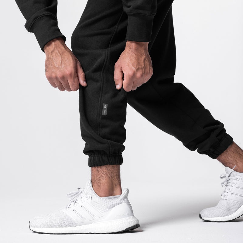 Asrv 0655. Tech-Terry™ Oversized Men's Sweatpants Black | 72431SWGK