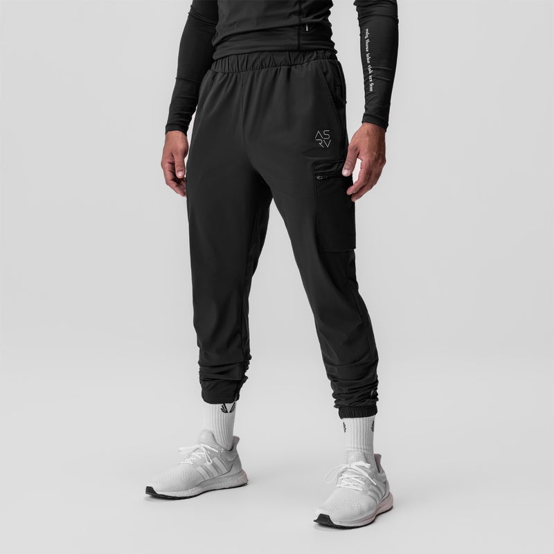 Asrv 0656. Tetra-Lite™ Standard Zip Men's Jogger Black | 61402BNKL