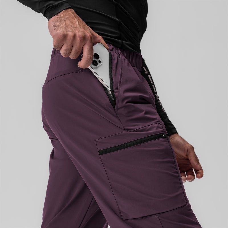 Asrv 0656. Tetra-Lite™ Standard Zip Men's Jogger Deep Purple | 38627GMVS