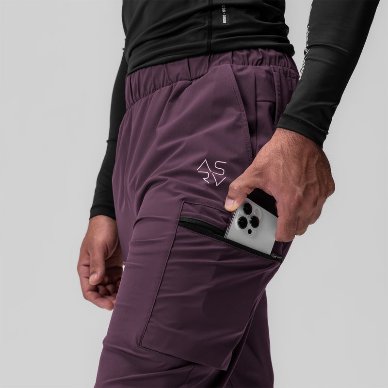 Asrv 0656. Tetra-Lite™ Standard Zip Men's Jogger Deep Purple | 38627GMVS