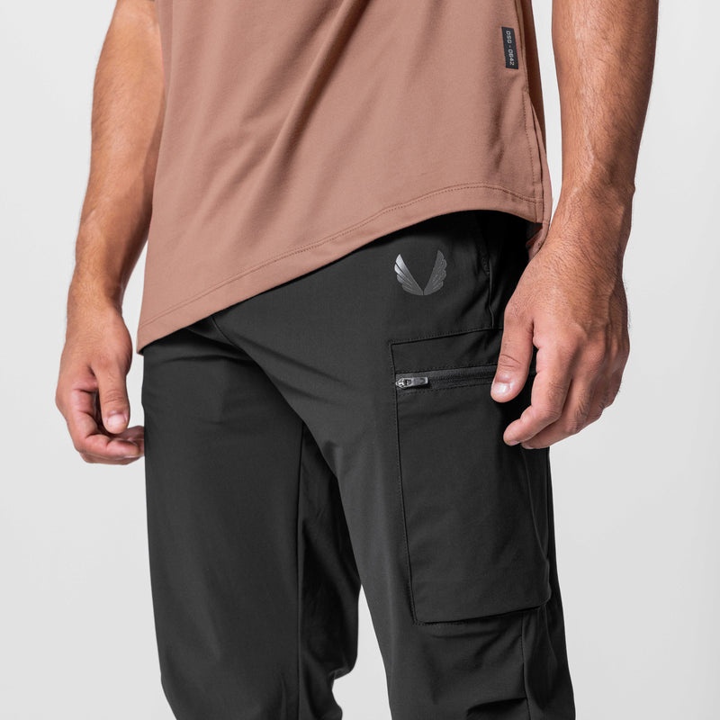 Asrv 0656. Tetra-Lite™ Standard Zip Men's Jogger Black | 85934VBXL