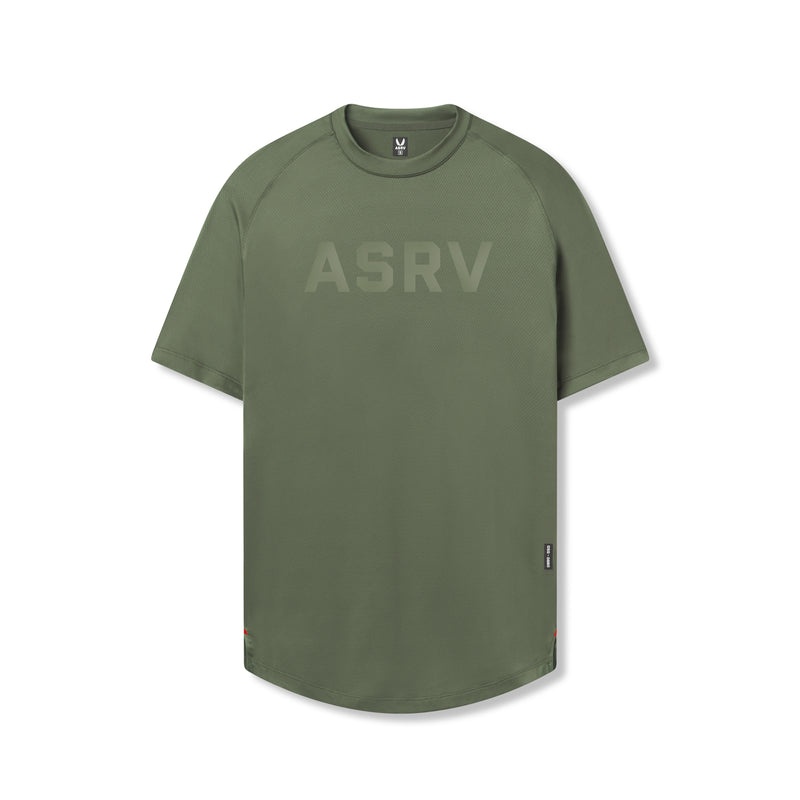 Asrv 0660. AeroSilver® Established Men\'s Short Sleeve Olive | 36941SCWA