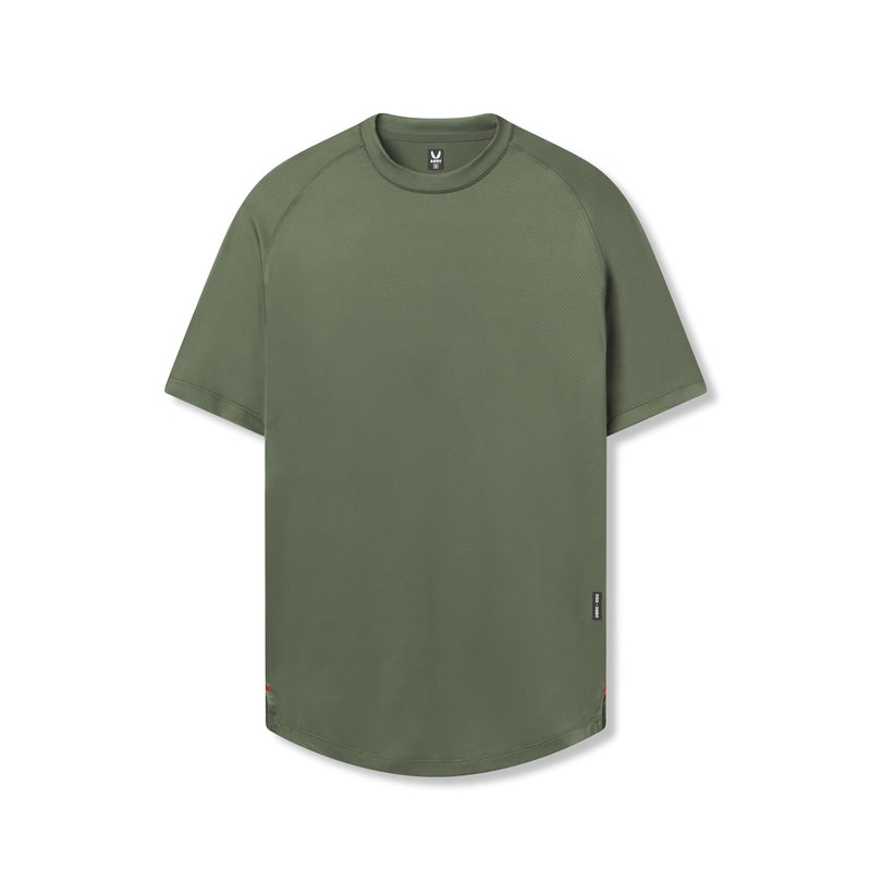 Asrv 0660. AeroSilver® Established Men\'s Short Sleeve Olive | 32410BFNC