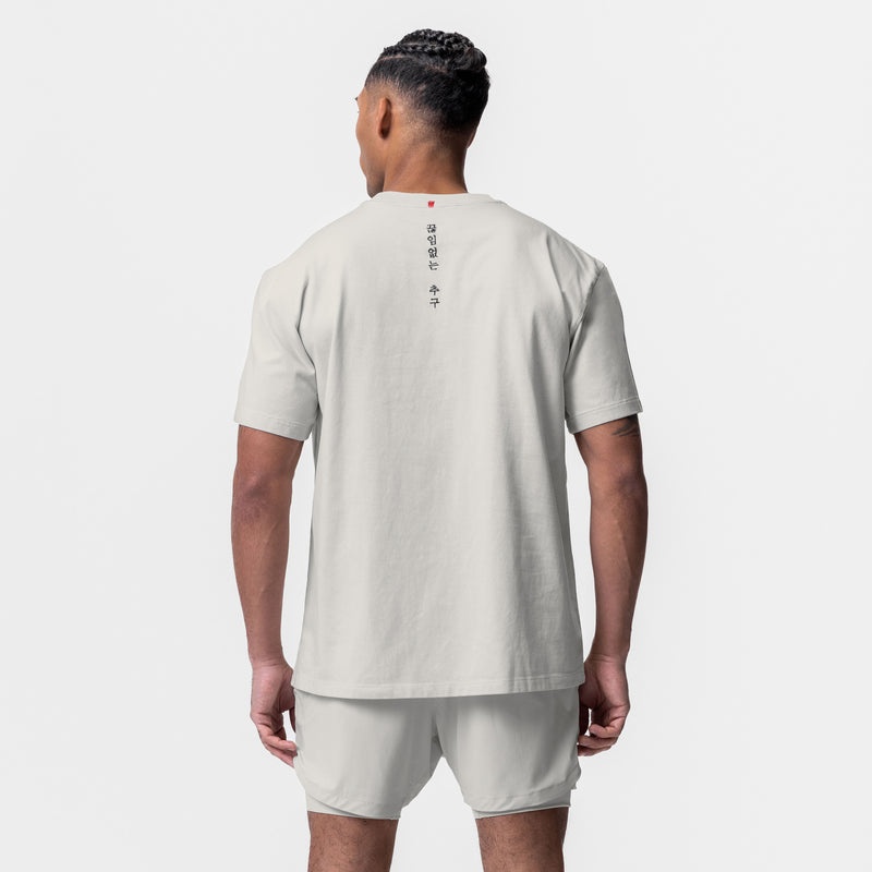 Asrv 0669. Technical Essentials Relaxed Men's Short Sleeve Grey | 90836WJDM