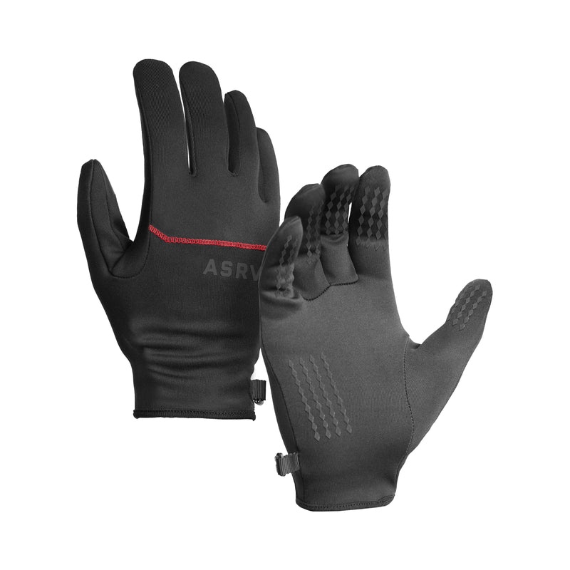 Asrv 0671. Aeroheat® Lightweight Men\'s Gloves Black | 23946EIPX