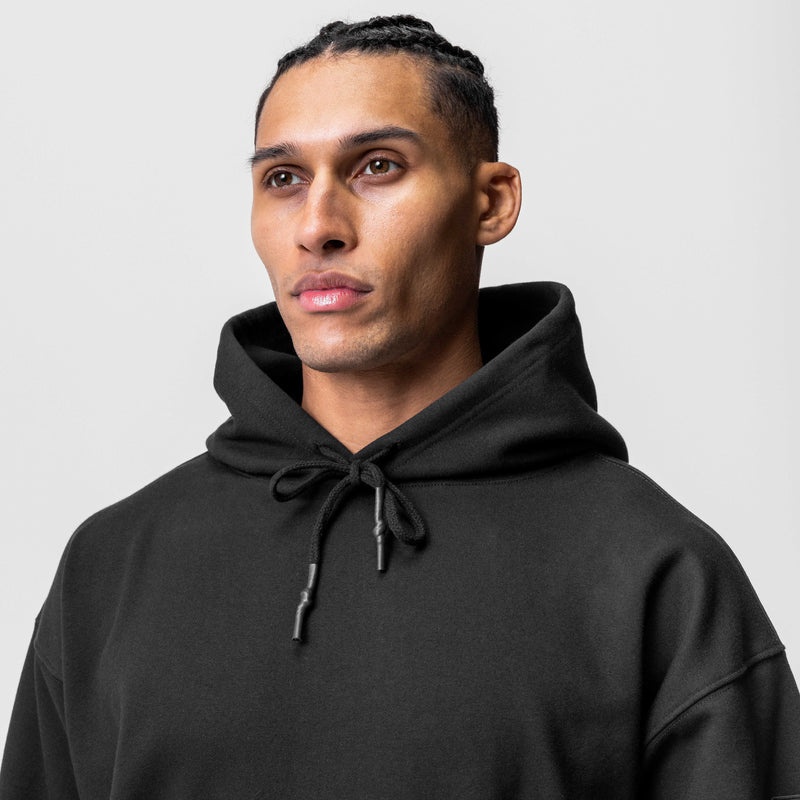 Asrv 0680. Tech-Terry™ Weatherproof Men's Hoodie Black | 98674DRHF