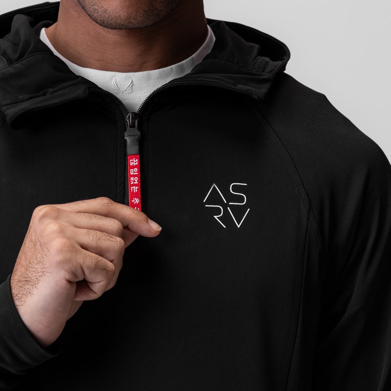 Asrv 0682. Thermal Training Men's Hoodie Black | 74638AMYV