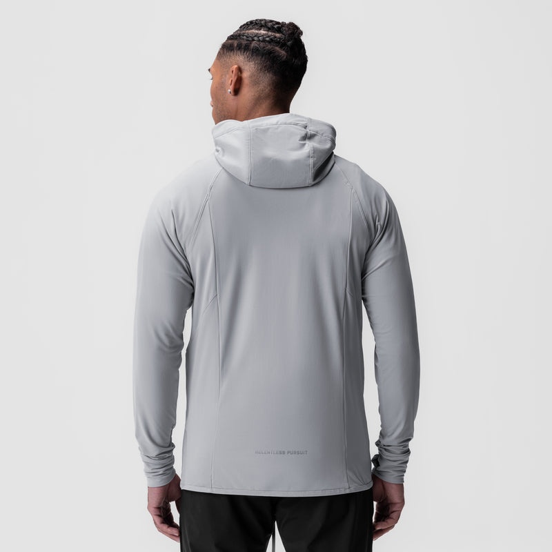 Asrv 0682. Thermal Training Men's Hoodie Grey | 59714PGSZ