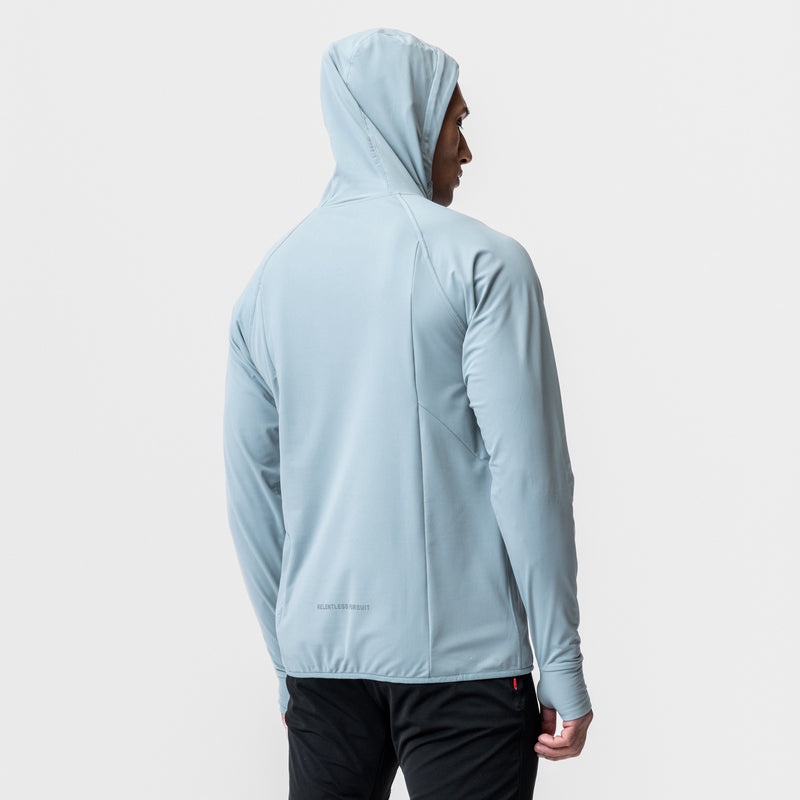 Asrv 0682. Thermal Training Men's Hoodie Light Blue | 60713FHMO