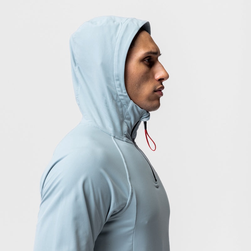 Asrv 0682. Thermal Training Men's Hoodie Light Blue | 60713FHMO