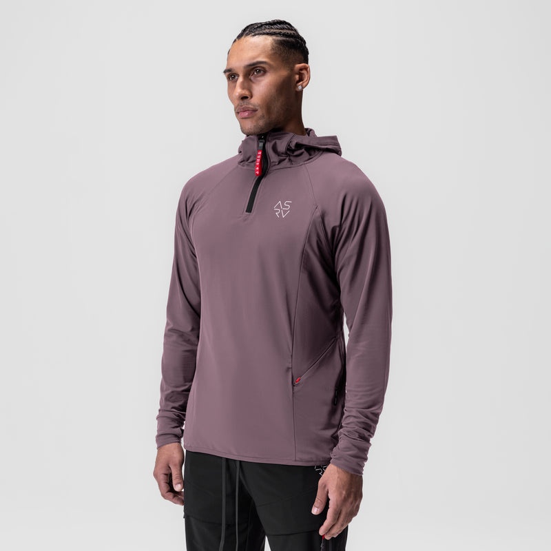 Asrv 0682. Thermal Training Men's Hoodie Purple | 43176FPTH