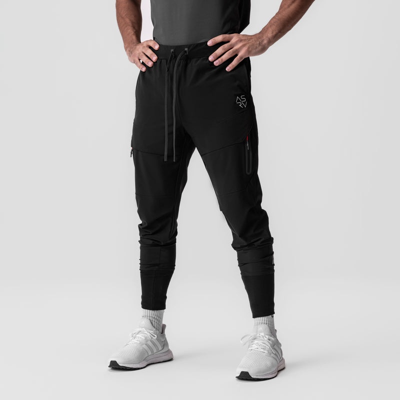 Asrv 0690. Tetra-Lite™ Tech High Rib Men's Jogger Black | 19438ADEC