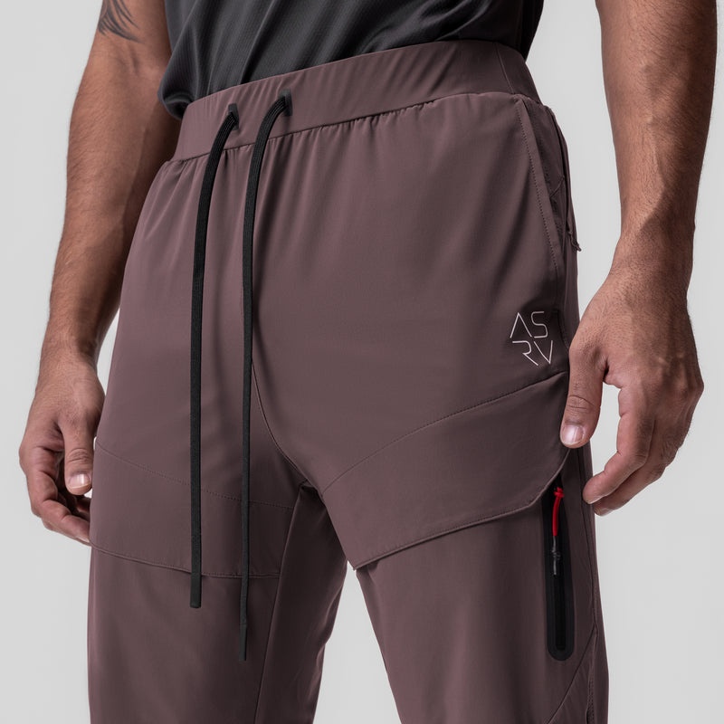 Asrv 0690. Tetra-Lite™ Tech High Rib Men's Jogger Red Brown | 31750UYLP