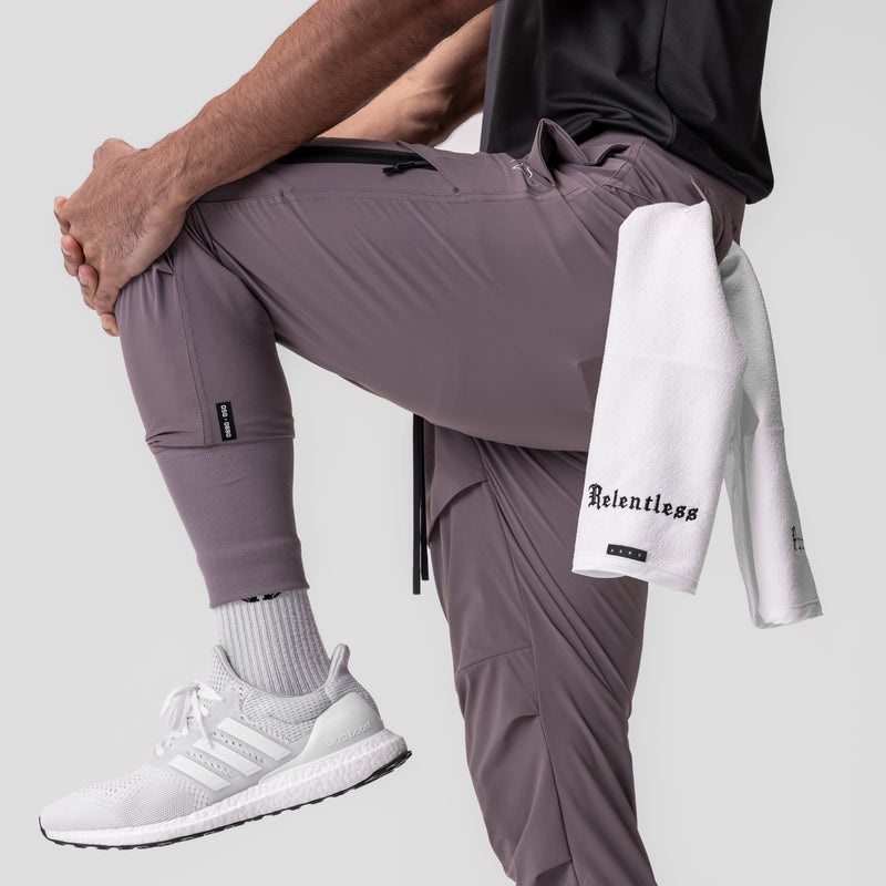 Asrv 0690. Tetra-Lite™ Tech High Rib Men's Jogger Purple | 12365QKYH