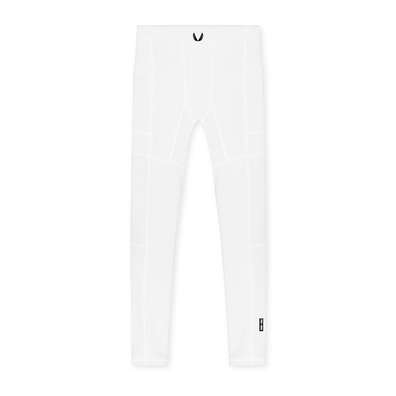 Asrv 0691. WarpFlexx® Side Pocket Men\'s Leggings White | 41503IYJL