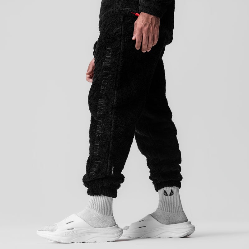 Asrv 0692. Sherpa Recovery Men's Sweatpants Black | 53846WMGS