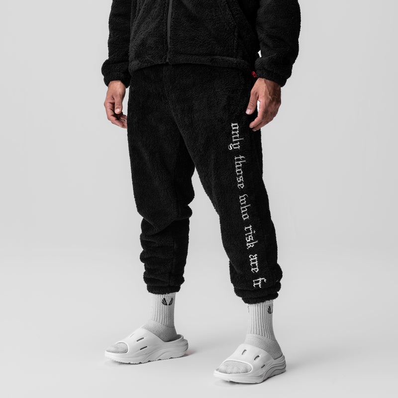 Asrv 0692. Sherpa Recovery Men's Sweatpants Black | 74360XNHS