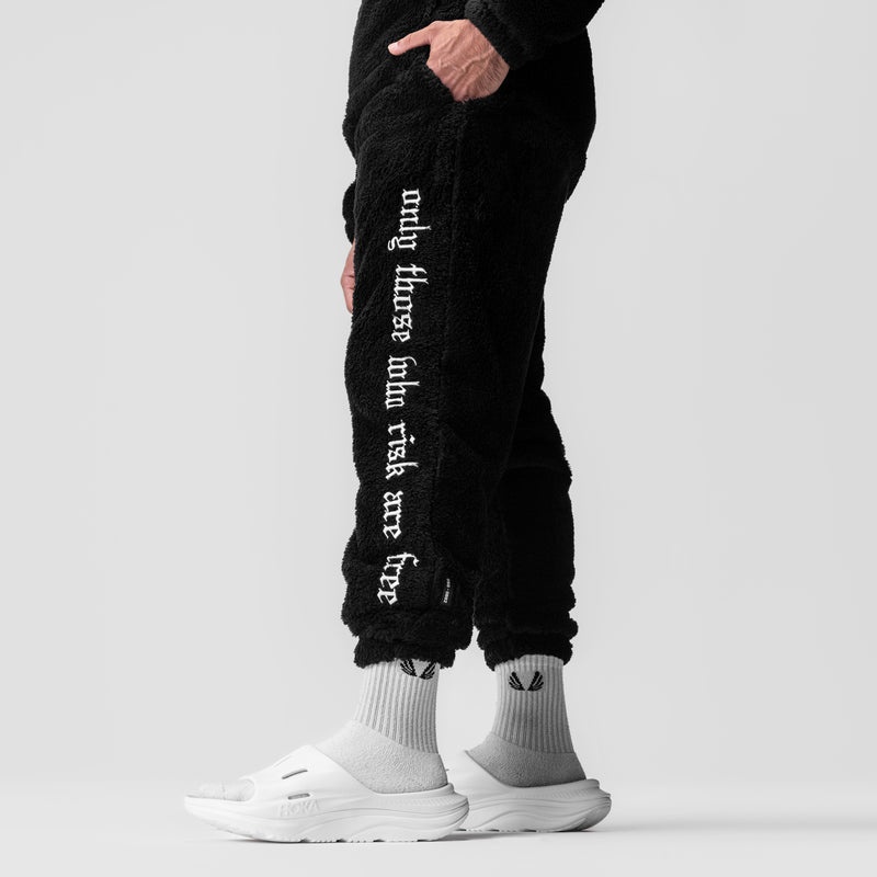 Asrv 0692. Sherpa Recovery Men's Sweatpants Black | 74360XNHS