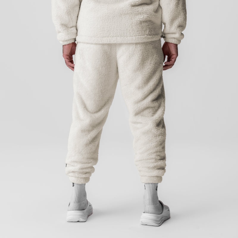 Asrv 0692. Sherpa Recovery Men's Sweatpants White | 16702TMKO