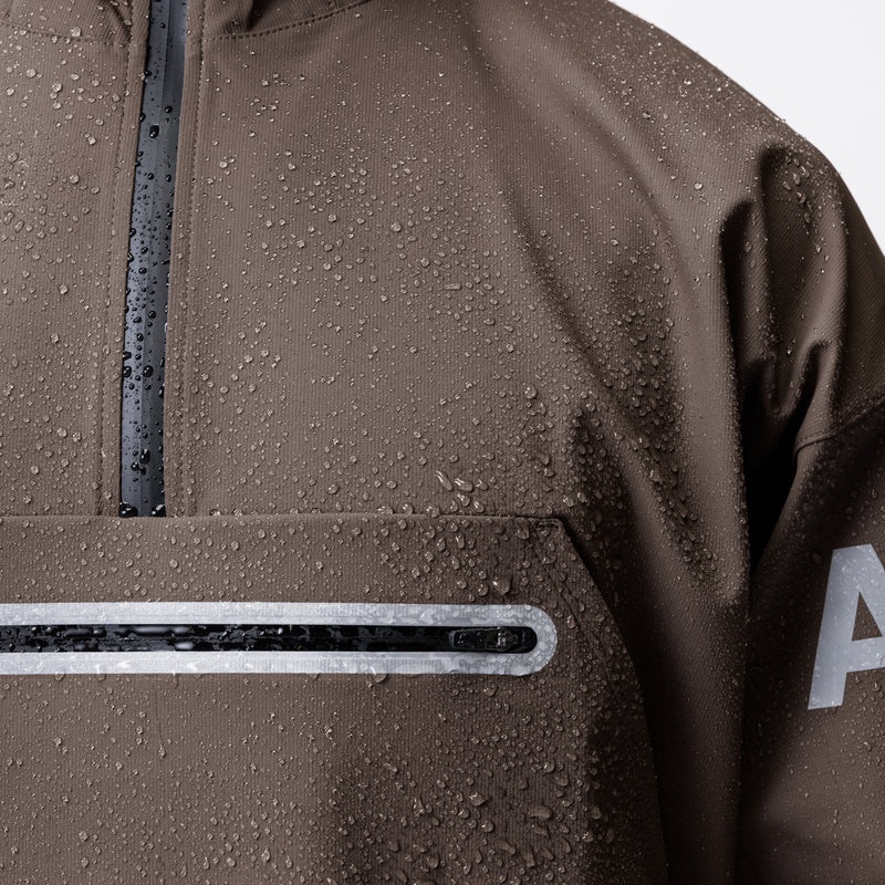 Asrv 0717. Weather-Ready Anorak Men's Jackets Grey Brown | 62093EKOT