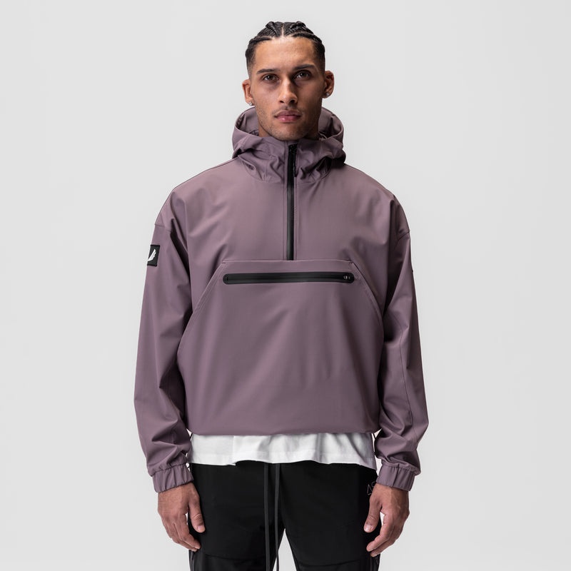 Asrv 0717. Weather-Ready Anorak Men's Jackets Purple | 20489HMYB