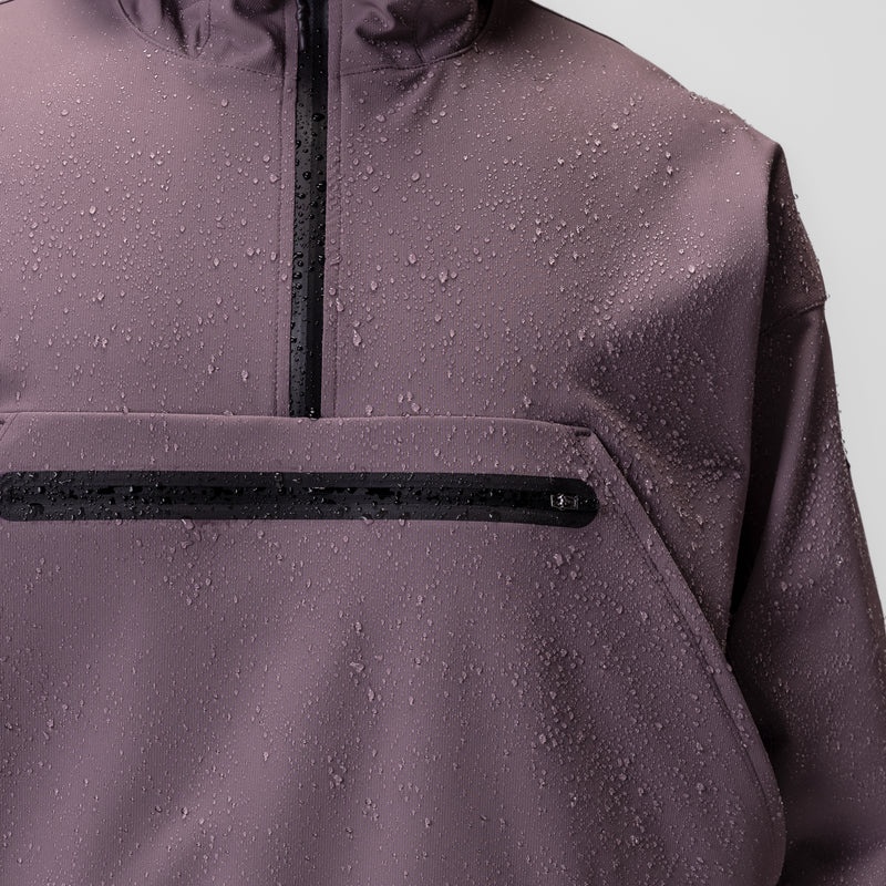 Asrv 0717. Weather-Ready Anorak Men's Jackets Purple | 20489HMYB