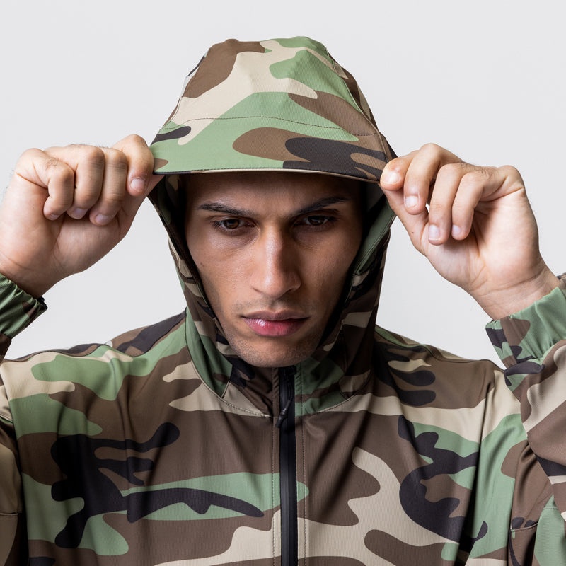 Asrv 0717. Weather-Ready Anorak Men's Jackets Camo | 05237HNYE