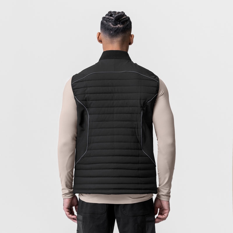 Asrv 0720. Waterproof Insulated Run Men's Vest Black | 65783AKEY